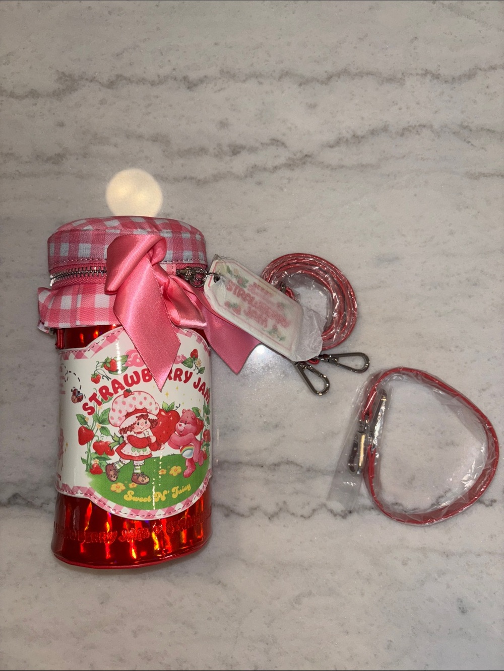 DOLLS KILL | CARE BEARS X STRAWBERRY SHORTCAKE Berry Besties Purse NWT RARE